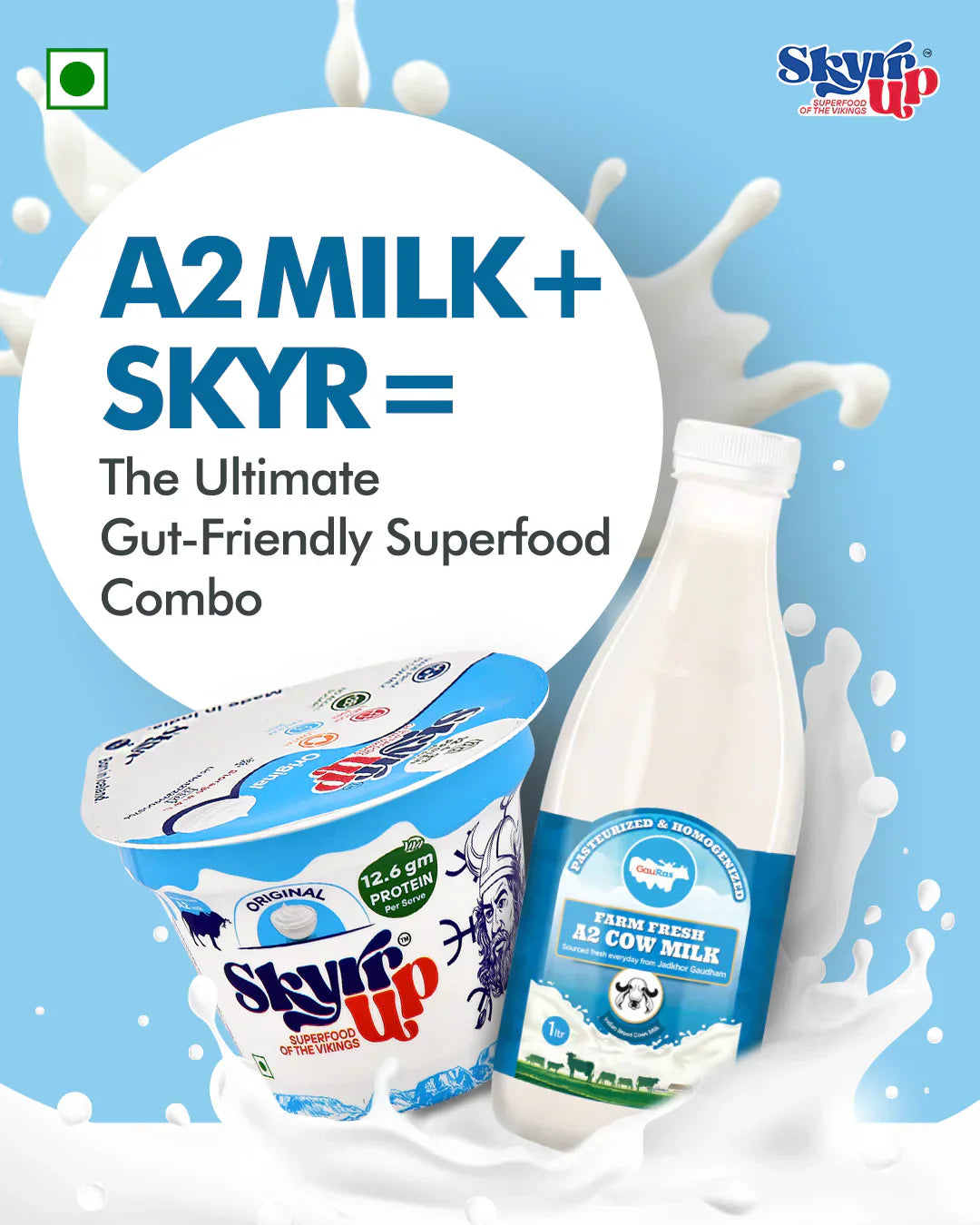 Why A2 Milk + Skyr = The Ultimate Gut-Friendly Superfood Combo?