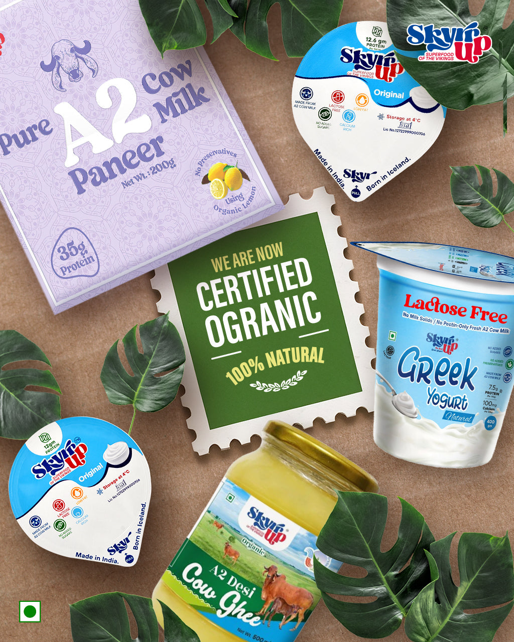 SkyrrUp: Now Certified Organic — Purity You Can Taste, Quality You Can Trust