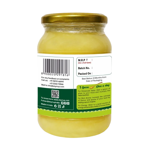 Skyrrup Organic A2 Desi Cow Ghee - 1000ml