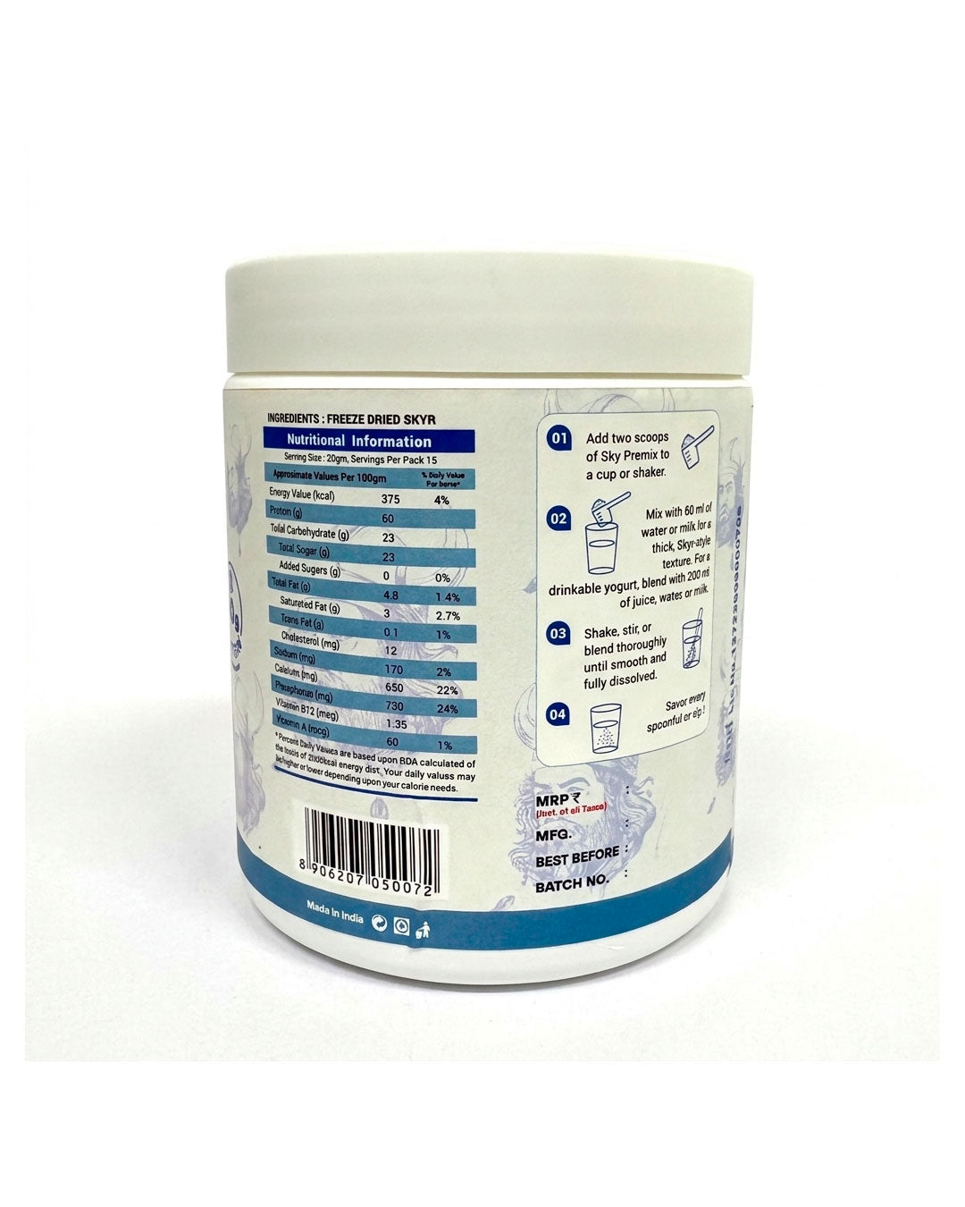 Skyr - Pre Mix Original (Single, 300gms)