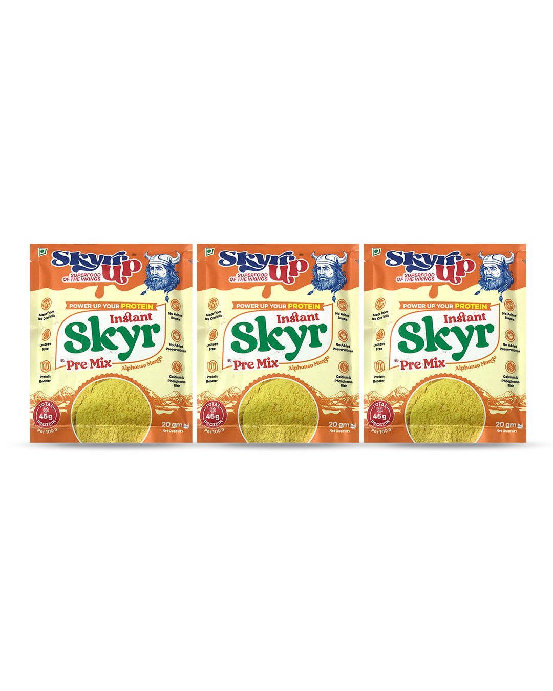 Skyr - Pre Mix Alphonso Mango (Pack of 3) - 20g each