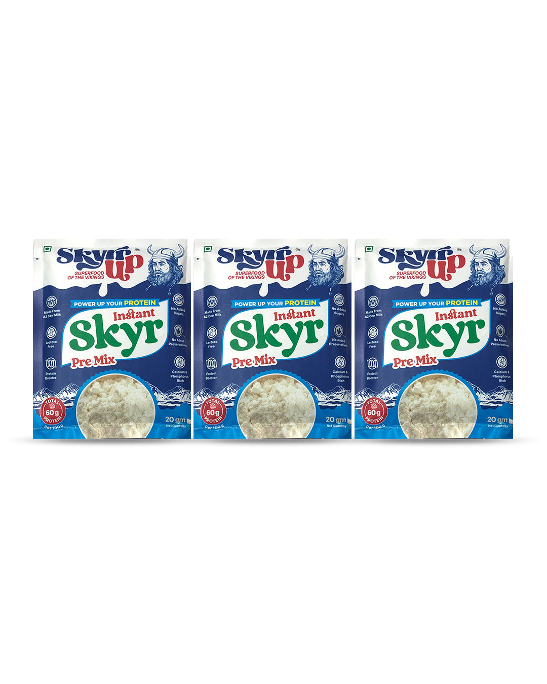 Skyr- Pre Mix Original (Pack of 3) - 20g each