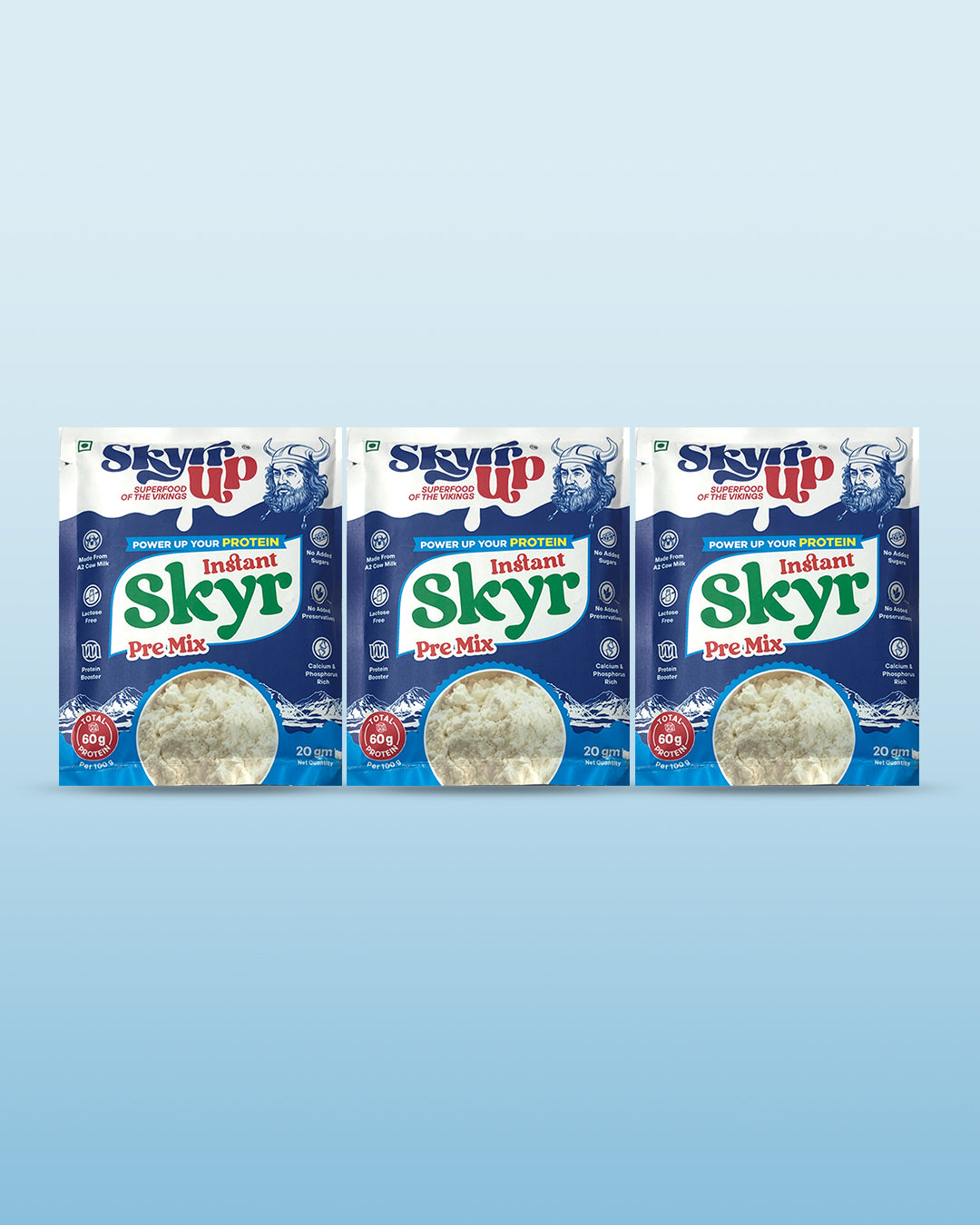 Skyr- Pre Mix Original (Pack of 3) - 20g each