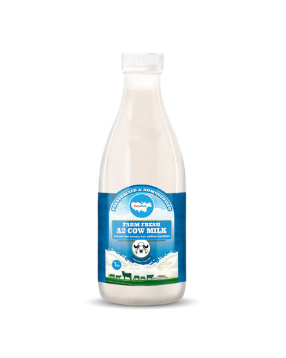 Gauras Farm Fresh A2 Cow Milk (1 Liter)