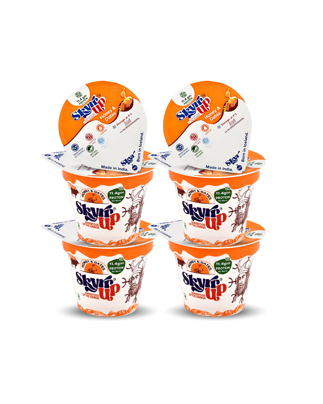 Honey & Dates Icelandic Skyr (Pack of 6)