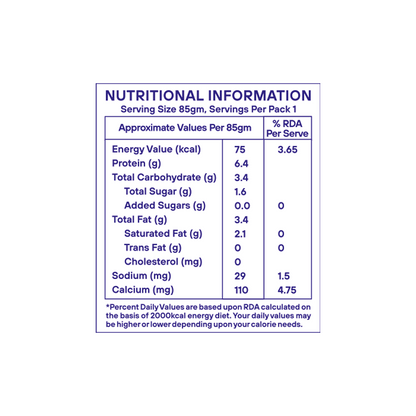 Natural Greek Yogurt (Pack of 6) - 85g each