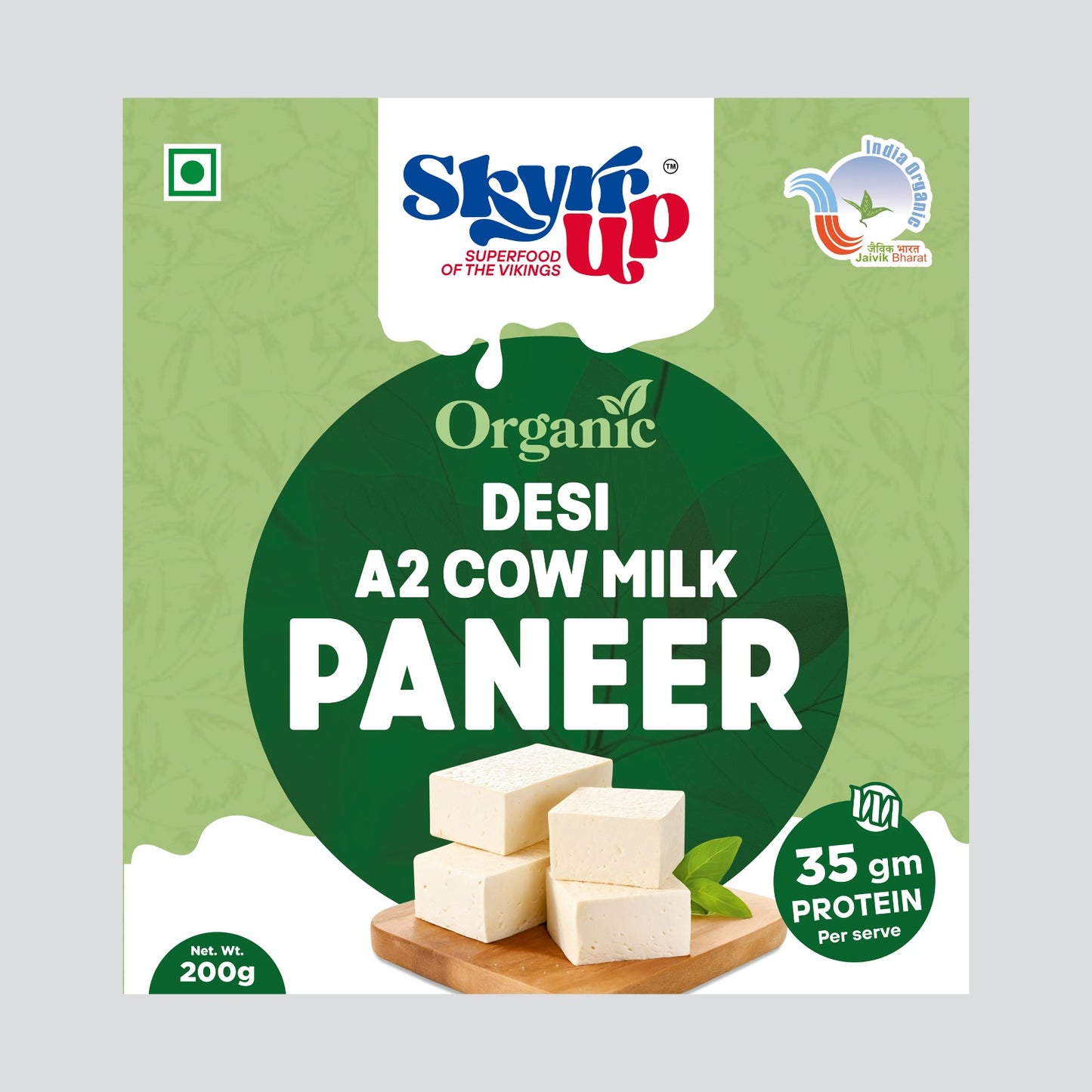 Premium Organic A2 Cow's Milk Paneer (200g)