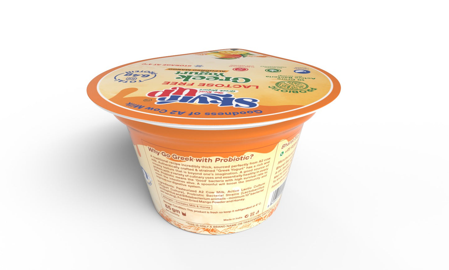 Mango Greek Yogurt (Pack of 6)